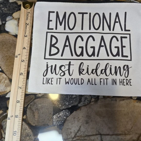 Emotional Baggage Make Up bag/Organizational Bag - Picture 4 of 4